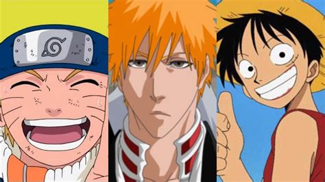 naruto ichigo and luffy|is naruto stronger than ichigo.